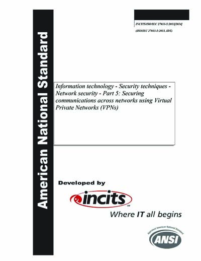 Standards PDF Cover Page